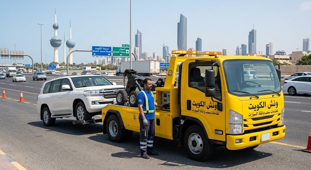 ونش نقل سيارات حديثة وكلاسيكية بالكويت بكل امان